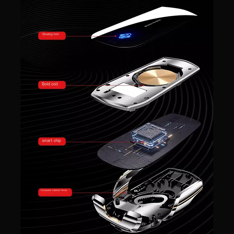 2025 تنفيس تكييف هواء السيارة الجديد العالمي الصامت المضاد للاهتزاز الملاحة شحن لاسلكي حامل هاتف السيارة