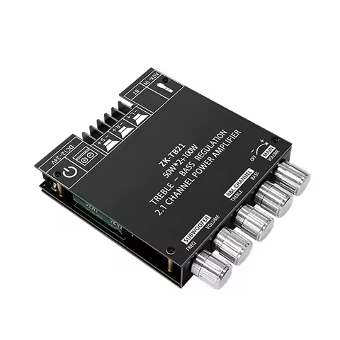 2x50W+100W 2.1 Channel Mini Board CS8673E/TPA3116D2 Chip Speaker DIY Module AM Interference Suppression Bluetooth-compatible 5.0