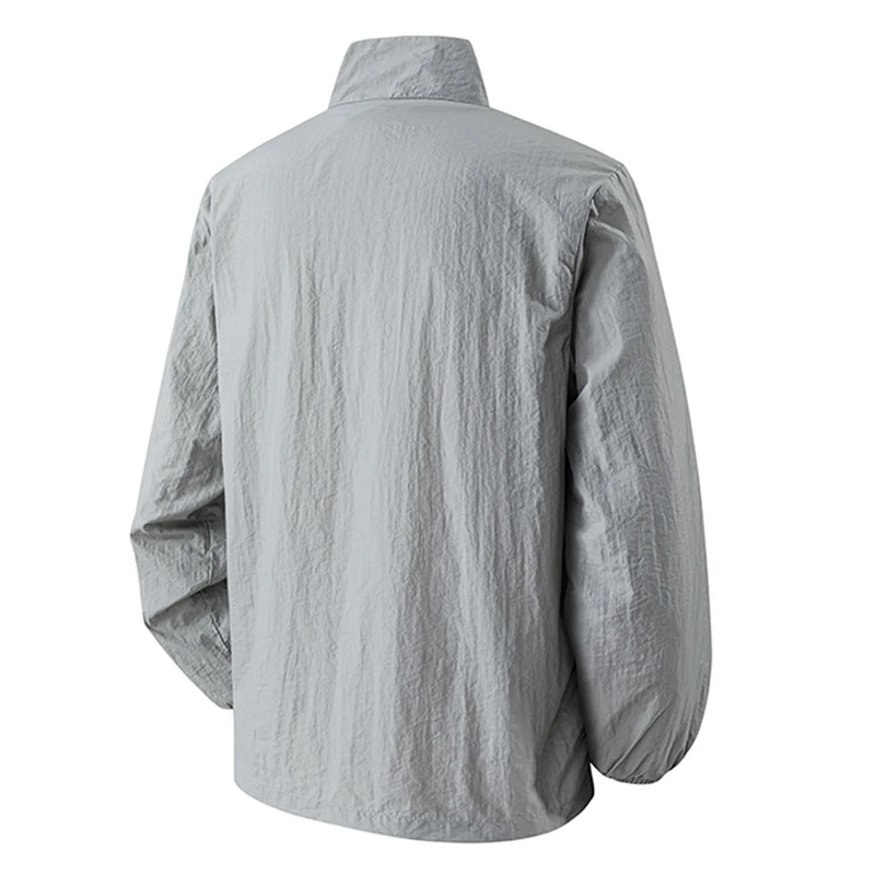 New Summer Skin Coats Men‘s UPF Ultra Light UV Sun Protection Big Size Windbreaker Jacket Mens Casual Outwear Men Clothing 5XL