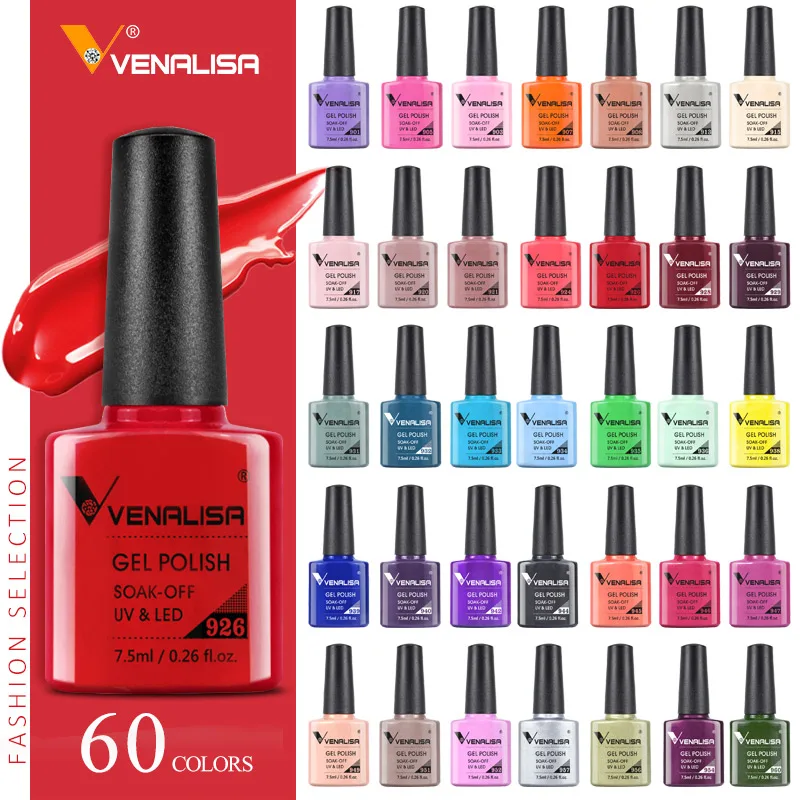 Venalisa-Verniz Gel Verniz para Manicure, Verniz Laca, LED, UV, Soak Off, CANNI, Novos Produtos, Fábrica