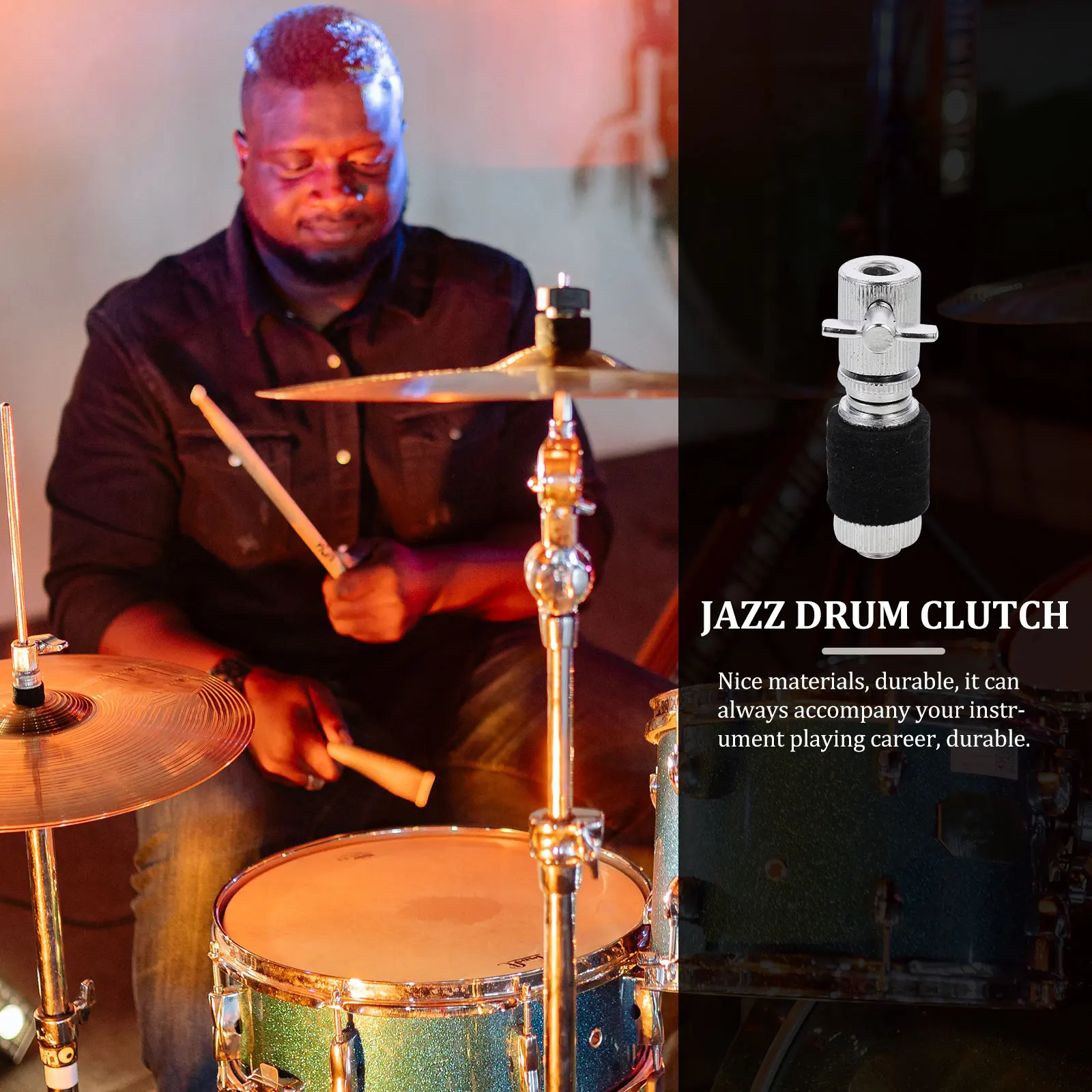 

Clutch Pedal Has Replacement Accessories with Hole - Hat Standard Iron Cymbal Support