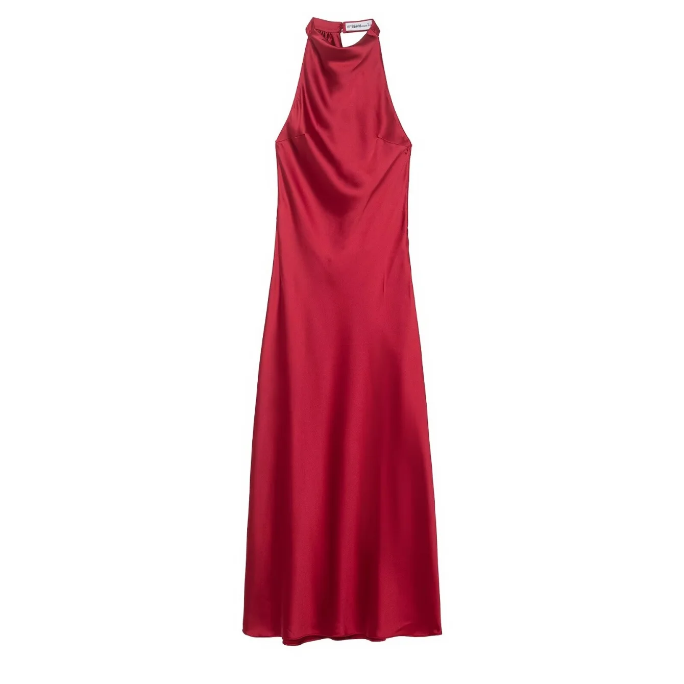 여성 새틴 홀터넥 롱 드레스 여름 미디 드레스 여성 섹시 백리스 이브닝 파티 드레스 민소매 우아한 드레스