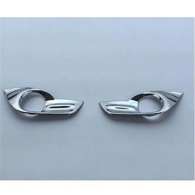 

ABS Chrome Front Fog Lights Lamp Cover Trim 2pcs For Nissan Teana / Altima 2013 2014 2015 Accessories