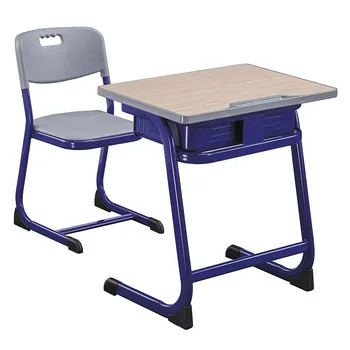 Study Desk With Chair Contemporary Modern Primary School Secondary School Classroom Student Desk And Chair Set