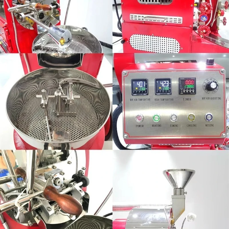 Professioneller 3-kg-Kaffeebohnenröster in Industriequalität für kleine Unternehmen