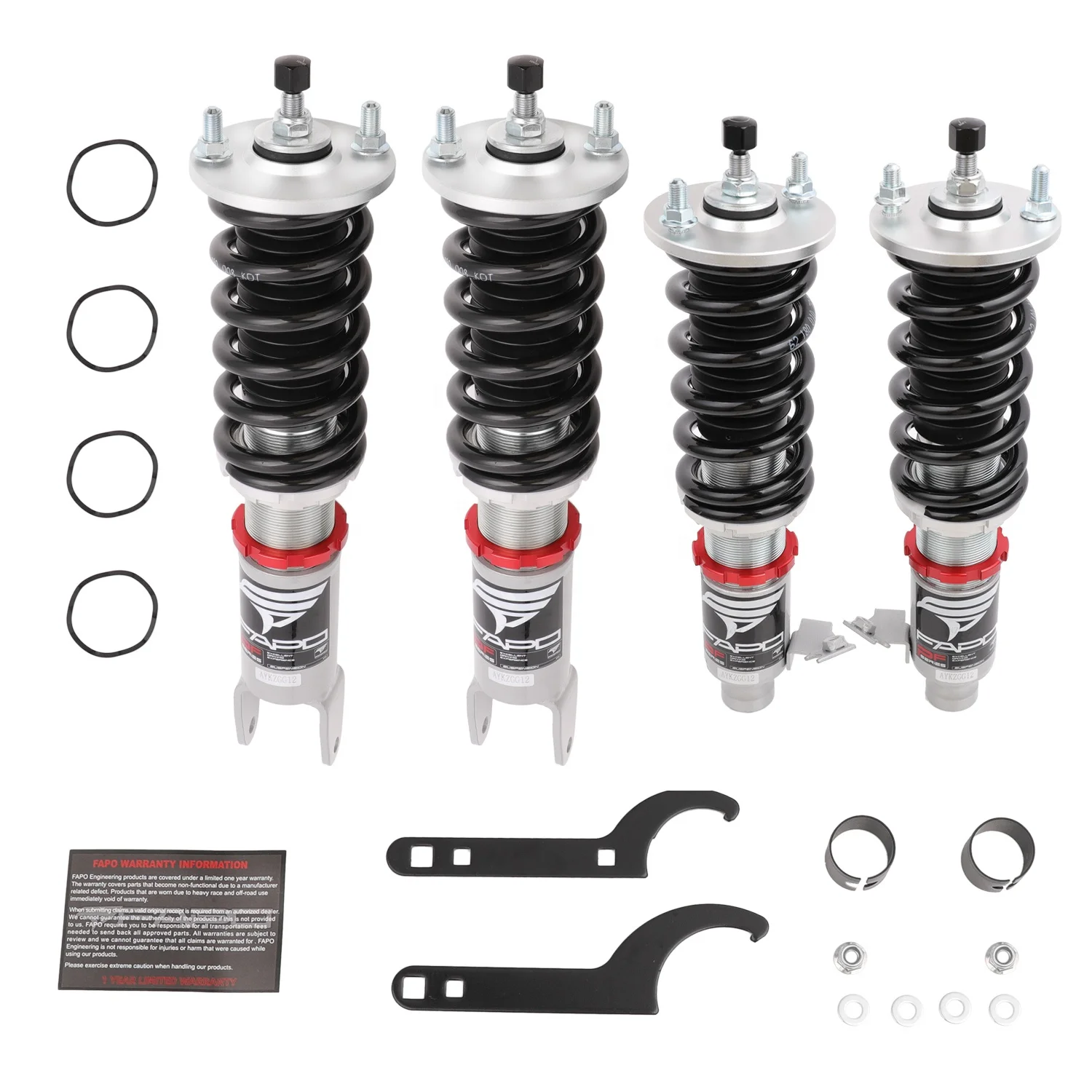 

Амортизаторы FAPO PF002420 для Honda Del Sol EG 1993-1997: Высокопроизводительная и качественная система подвески (койловеры)