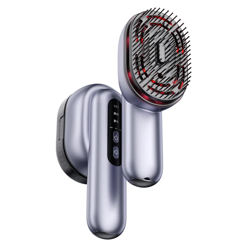 

Head large spray essential oil comb portable red light head electric massage comb