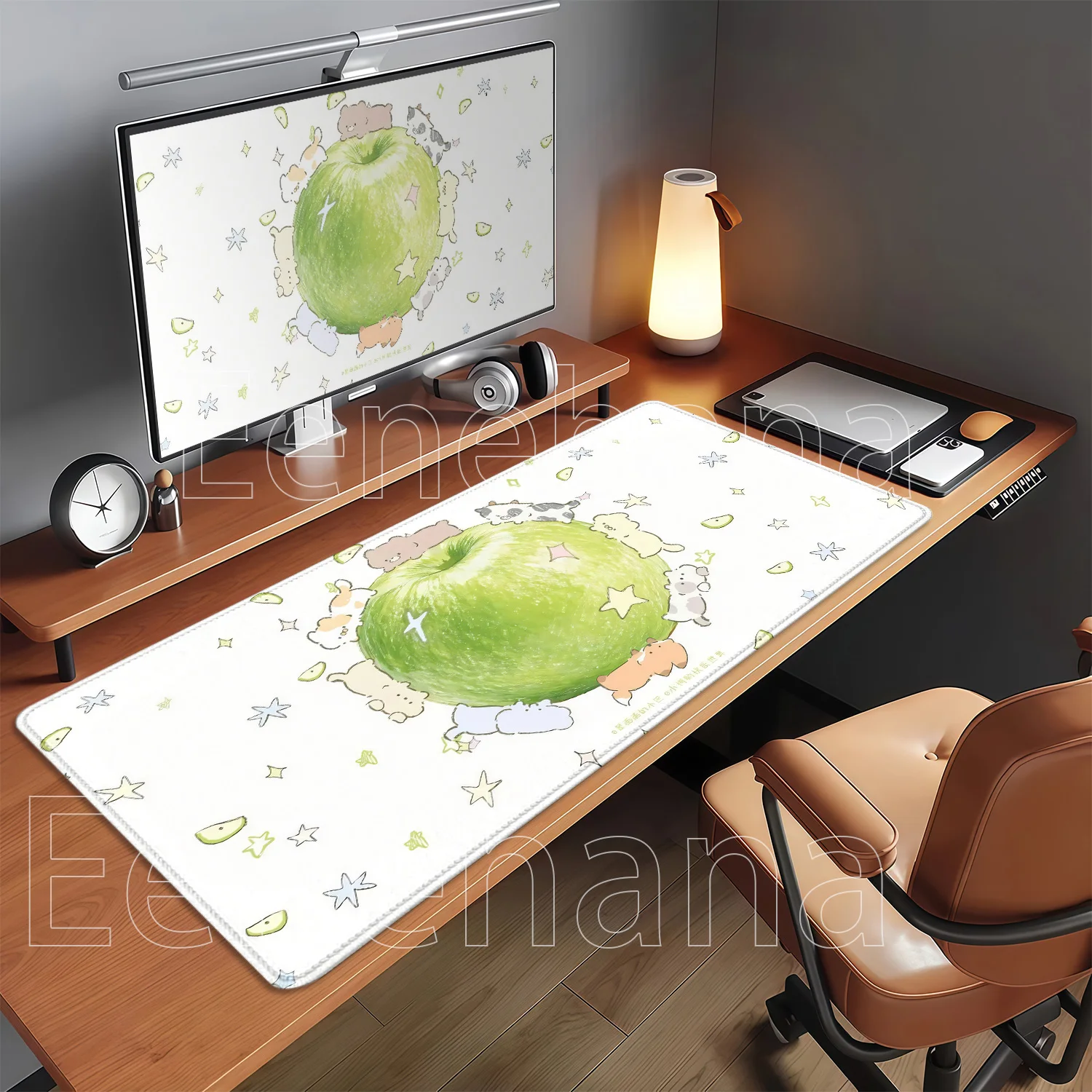 HD Printing Cartoon Apple Animal XXL Mousepad Rubber Large Mouse Pad Gaming NonSlip Office Computer PC Keyboard ESports Desk Mat