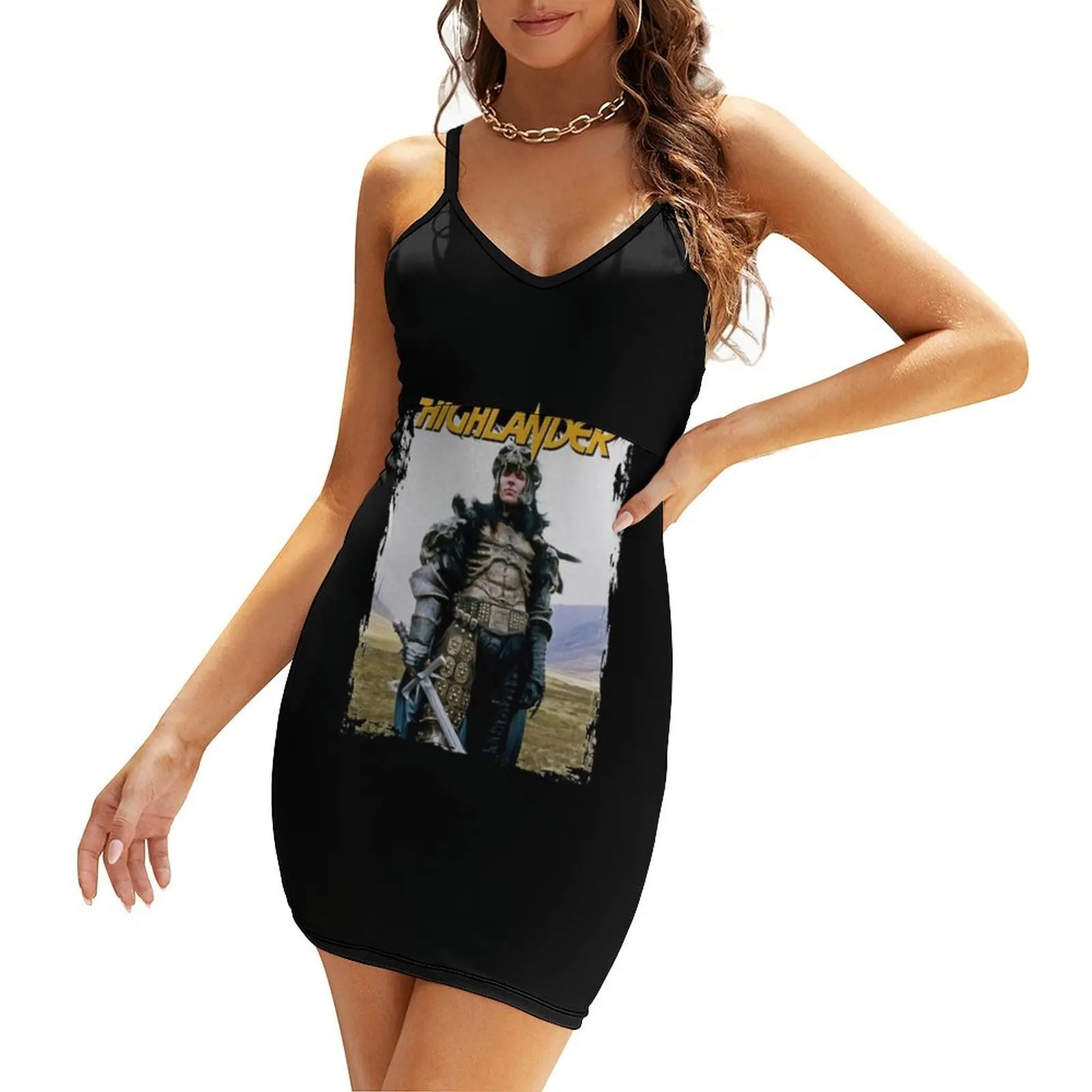 

Modern Action Fantasy Story Legendary Thirst Highlander Movie Kurgan From Music Sling Dress summer dress woman 2025 trendy