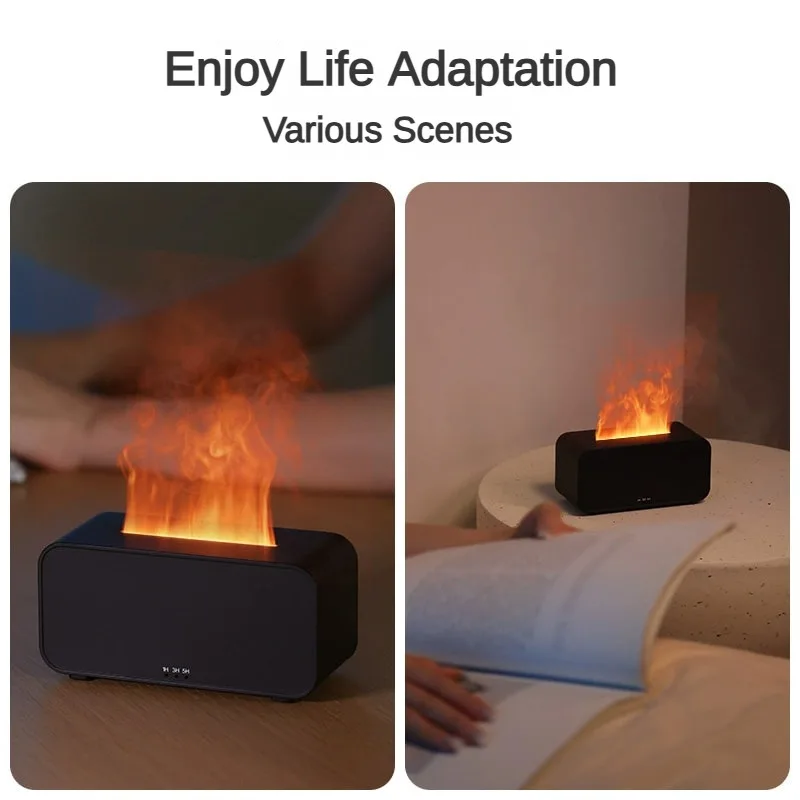 Xiaomi Luftbefeuchter Ätherische Öle Luftbefeuchter Hause Aroma Luftbefeuchter Flamme Automatische Duft Diffusor Mit LED-Licht