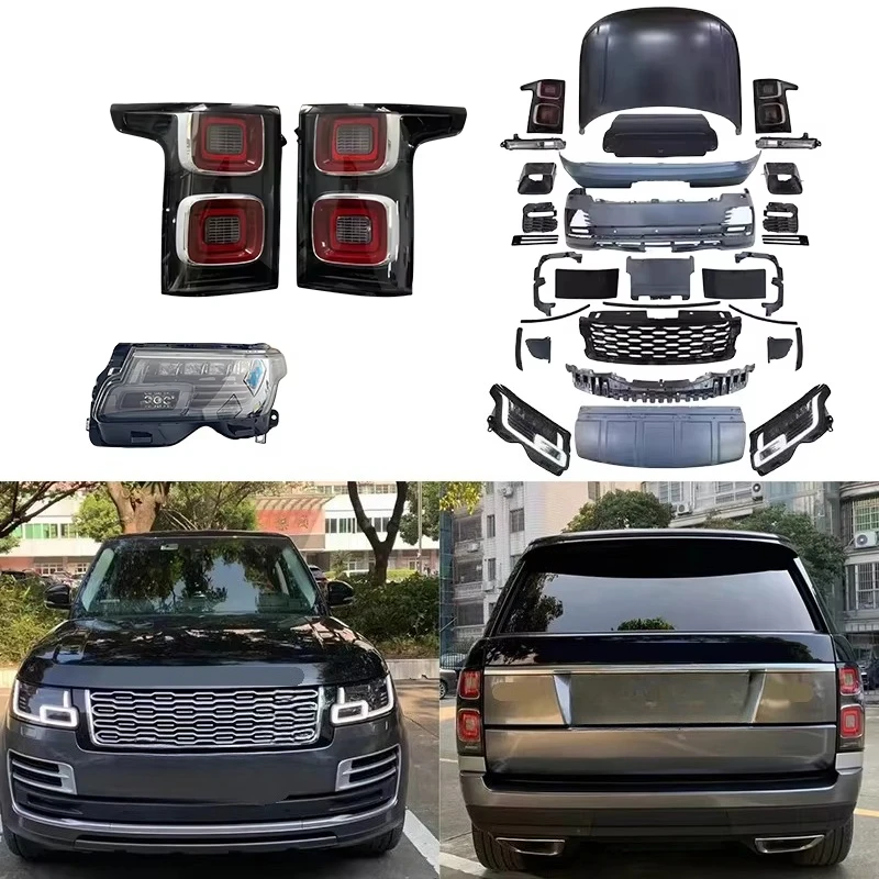 

Детали тюнера для Range Rover Vogue L405 2013-2017, обновление до SVA Style 2020, комплект кузова, включает капот, фара, задние фонари, бампер