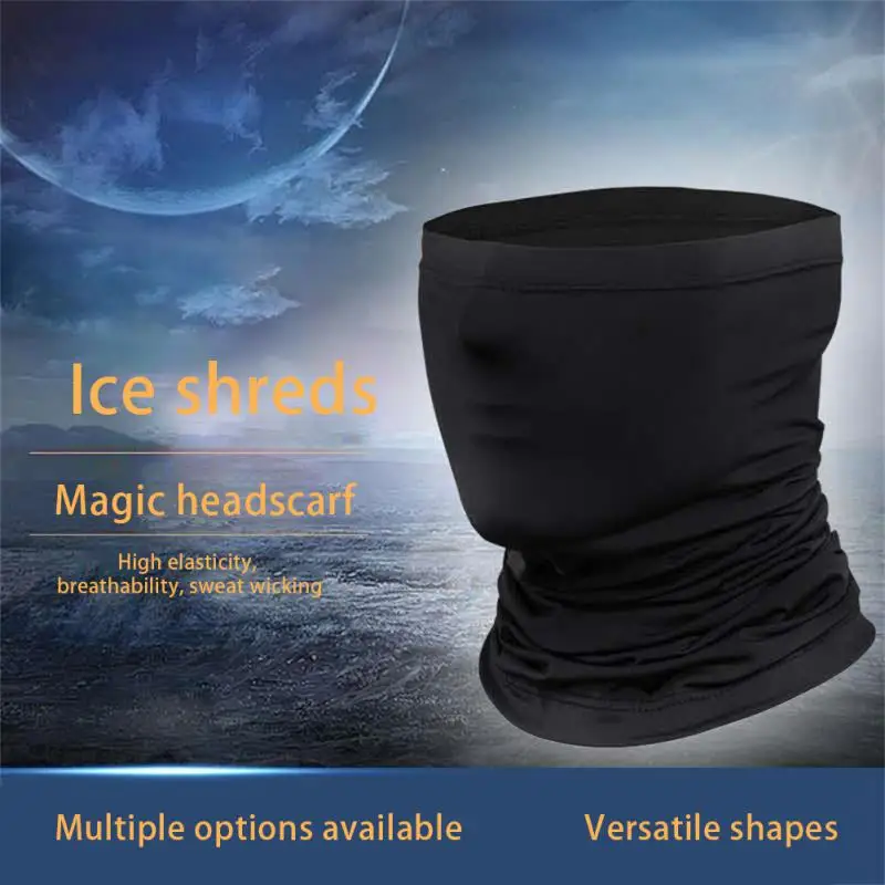 Multifunctional Scarf Ice Silk Fabric Sweat And Moisture Wicking High Elastic Breathable Soft And Skin-friendly Sports Headscarf