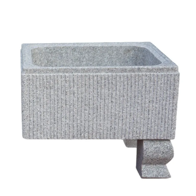 Outdoor marble mop pool Granite mop pool Outdoor balcony