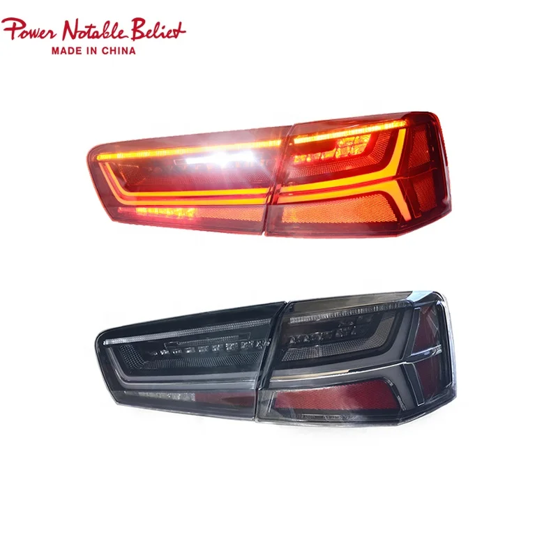 A6 S6 RS6 C7 C7.5 Led Taillight for Audi Led Running Water with Rear Tail Light for A6 S6 2012 2013 2014 2015 2016 2017 2018