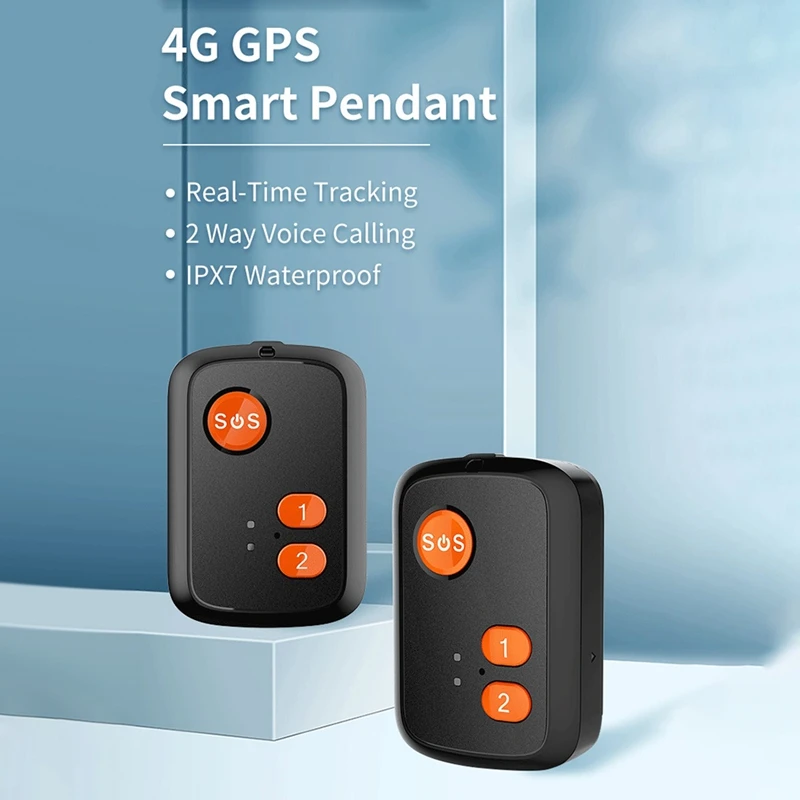 4G Gps Tracker Compatibel Met 4G Lte/3G Wcdma/2G Gsm Sos Alarm Twee-Way Voice Tracking Artefact Waterdicht