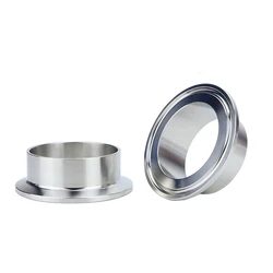 12.7mm - 159mm OD Sanitary Pipe Fittings Weld Ferrule Tri Clamp SS304 Stainless Steel Homebrewing Connector Joint