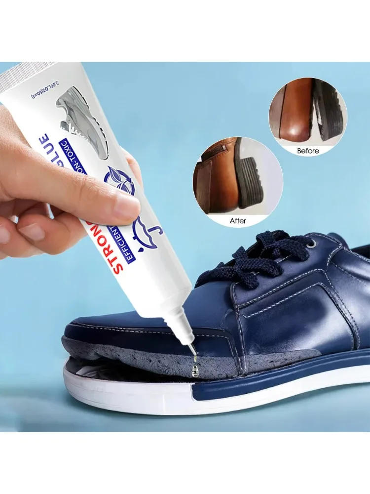 60 ml superstarker Schuhreparaturkleber, wasserfest, schnell aufhebbend, elastische Bindung, universelles Dichtmittel, Reparatur von Schuhklebern für extreme Wetter
