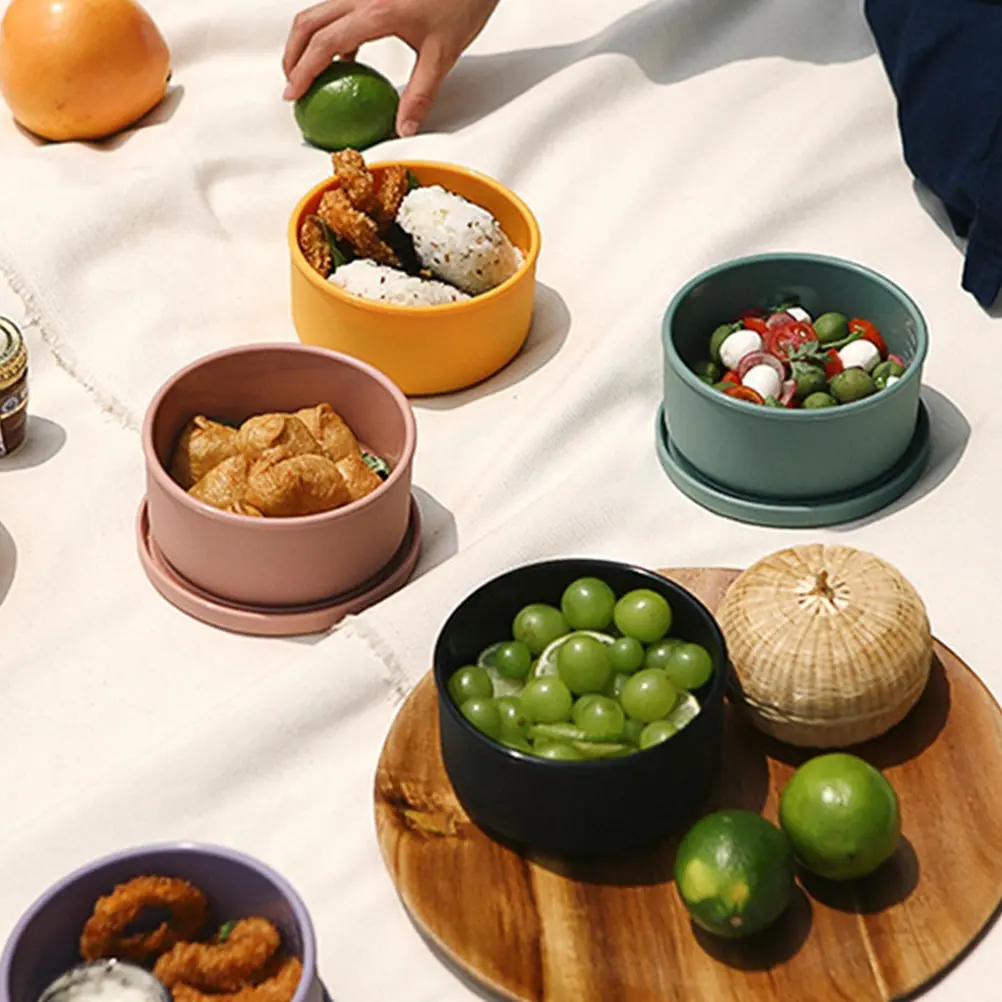 

1pc Silicone Food Storage Boxes Kitchen Fresh Sealing Containers Fridge Vegetable Fruit Preservation Container Heat