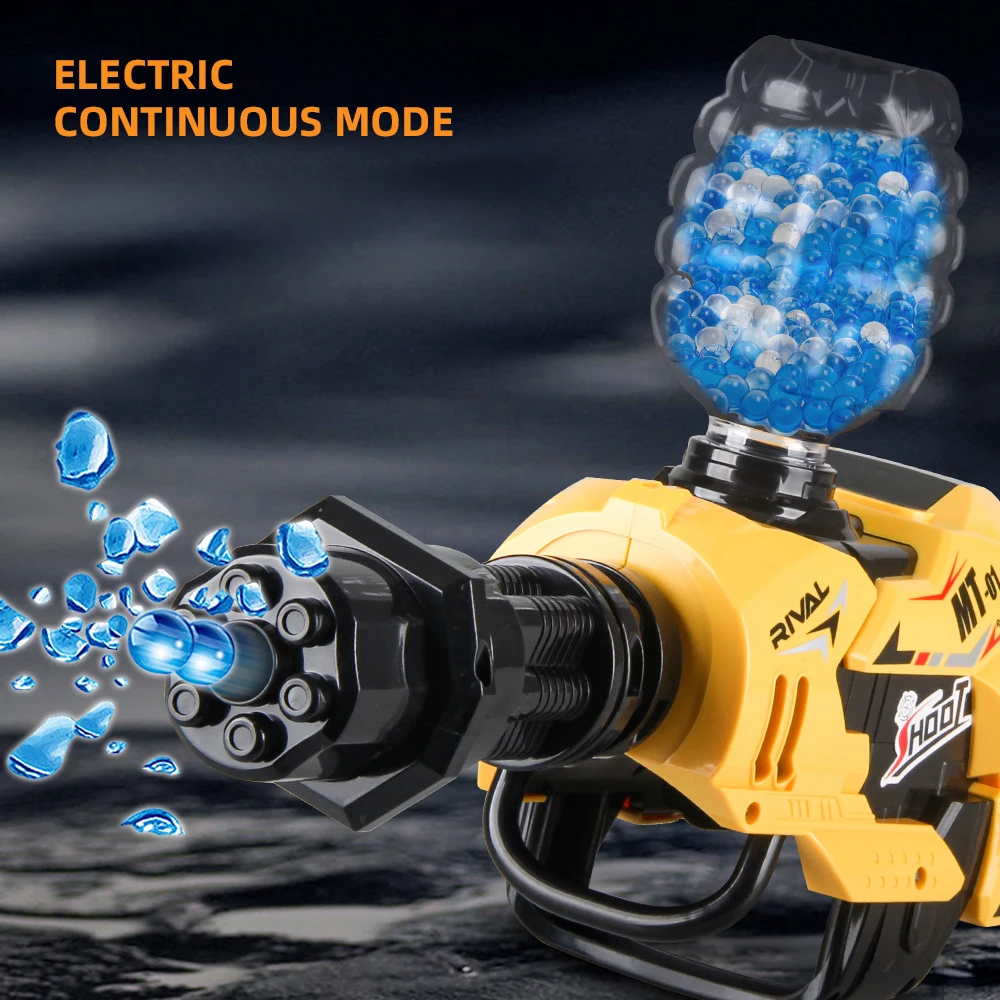 Electric Arm Water Bullet Gun Children's Toys Continuously Fires Wearable Launcher Outdoor Battle Toys Guns Gift for Boys Kid