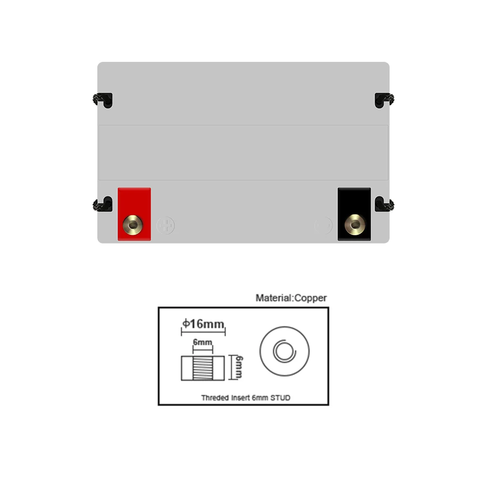 Techfine Factory Price Rechargeable VRLA Solar AGM Energy Storage Gel Battery for Home Solar Panel