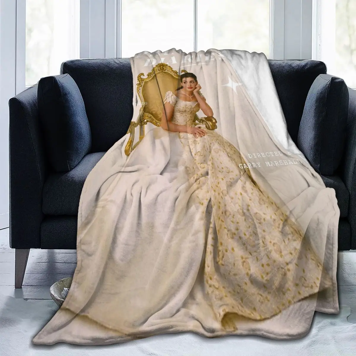 

Throw Blanket The Princess Diaries Alternative Micro Fleece Blanket Four Sizes Cartoon Portable Suitable For Sofa Nice Gift