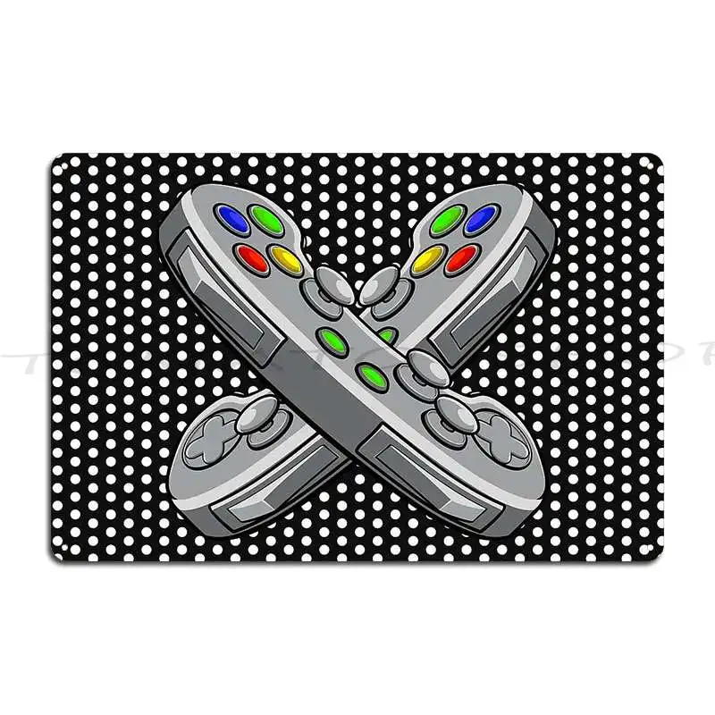 18th Birthday Gaming Gamer Metal Sign Wall Decor Wall Custom Club Bar Party Plates Printing  Tin Sign Poster