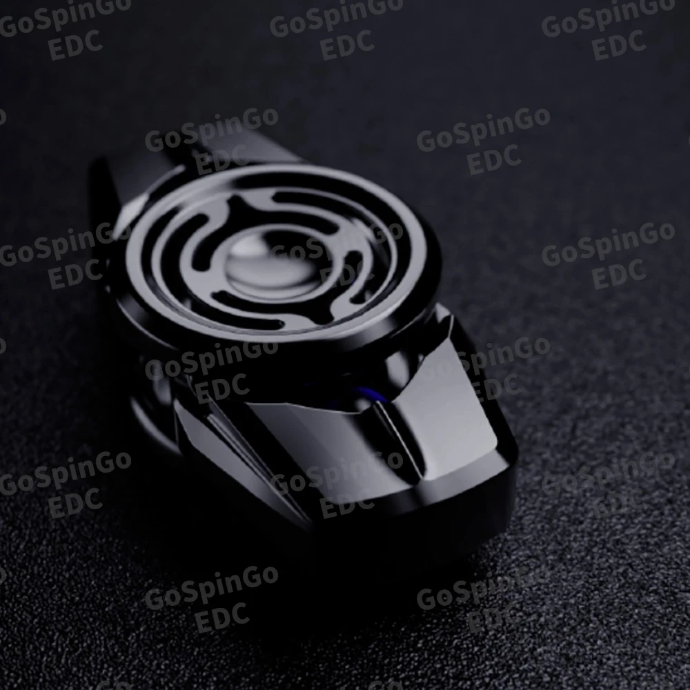 TS EDC كابوتو فيدجيت سبينر من الفولاذ المقاوم للصدأ والتيتانيوم بملمس فيدجيت سبينر ذو شفرتين #3