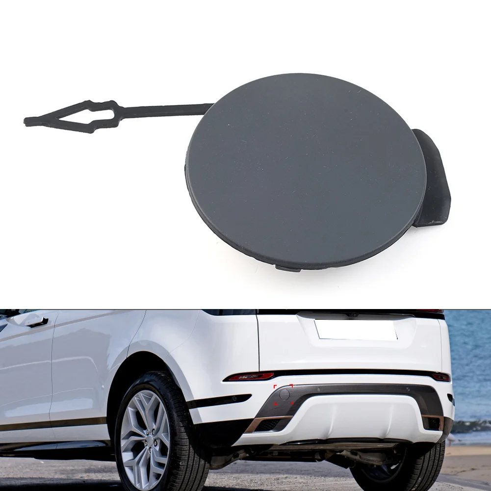 Car Rear Bumper Trailer Cover Tow Hook Cap Cover Unpainted Accessories For Land Rover Range Rover Evoque 2019 2020 2021 2022