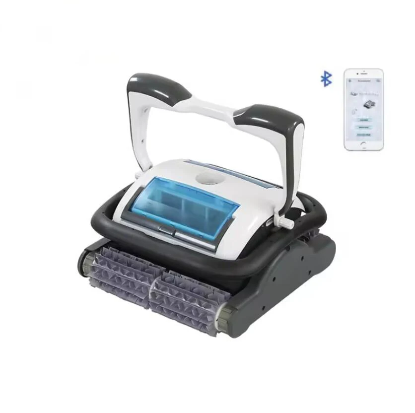 

Full Automatic Pool Cleaner Robot High Efficient Pool Suction Machine Wall Climbing Pool Cleaner with Blueteeth Remote Control