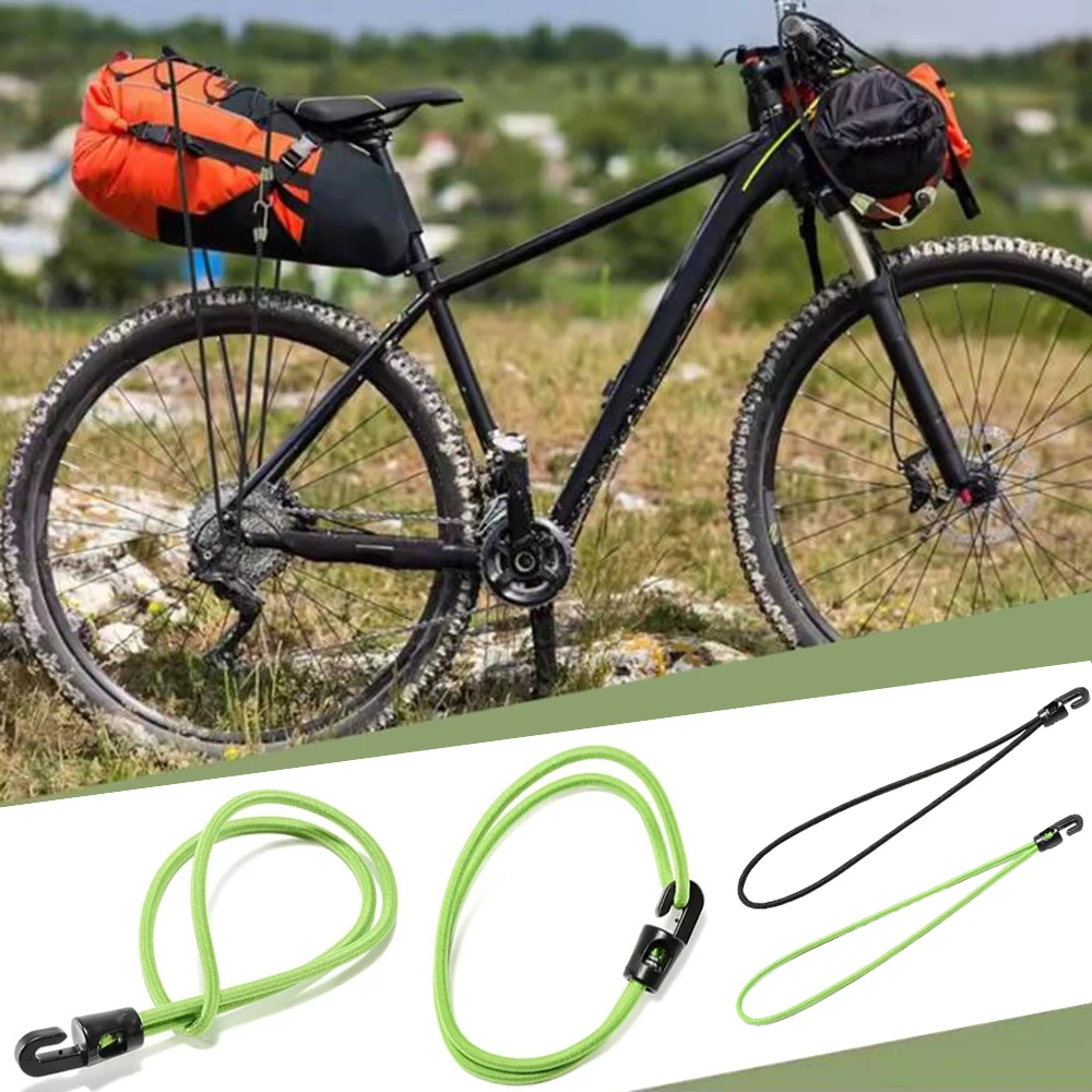 10Pcs Outdoor Cycling Fixing Ropes, Travel Straps, Bicycle Rear Seat Luggage Straps, Portable Binding Ropes, Compact and Easy to Use S004224