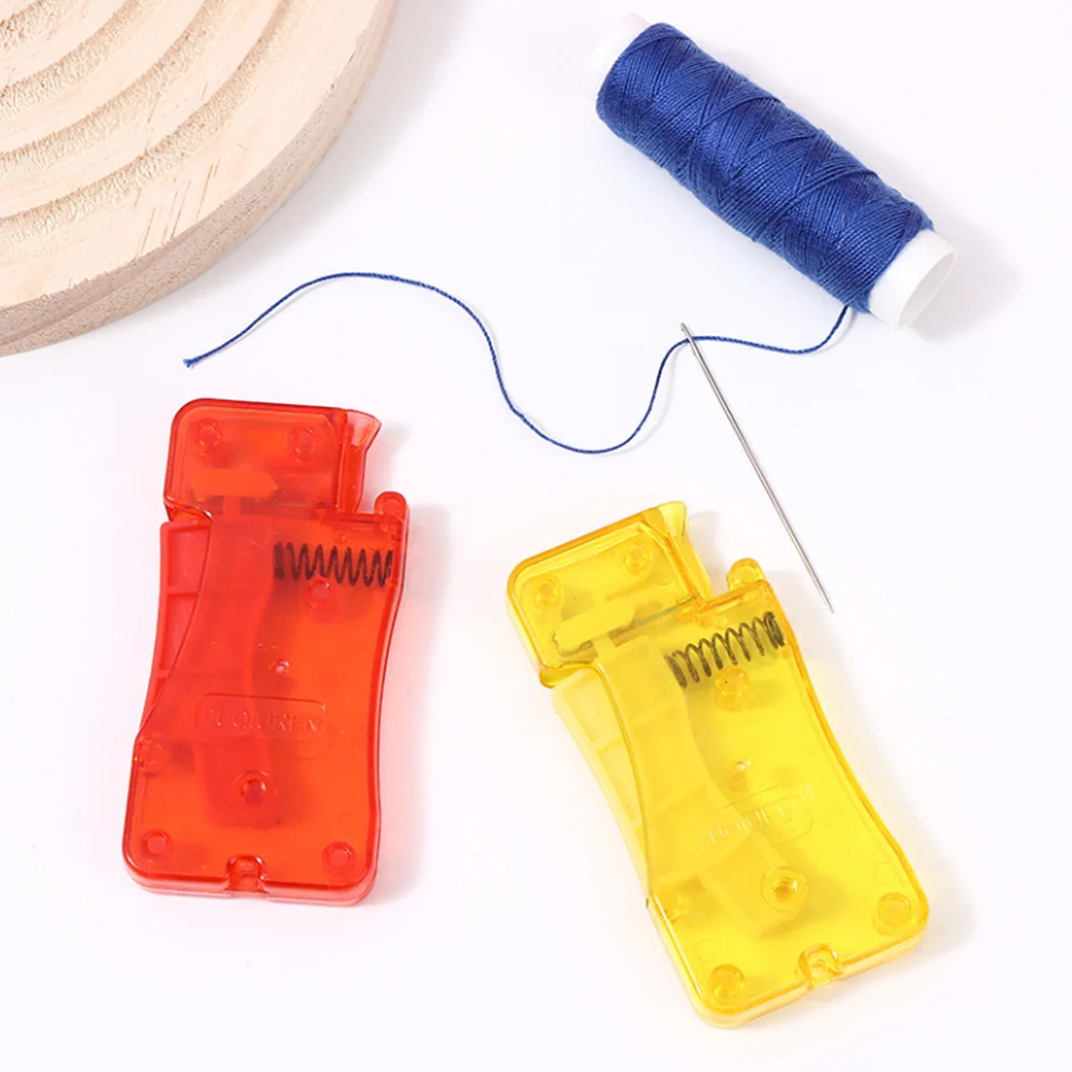 1Pc Needle Threading Device, Elderly Needle Threading Device, Hand Sewing Quick Needle Recognition Device, Color Random
