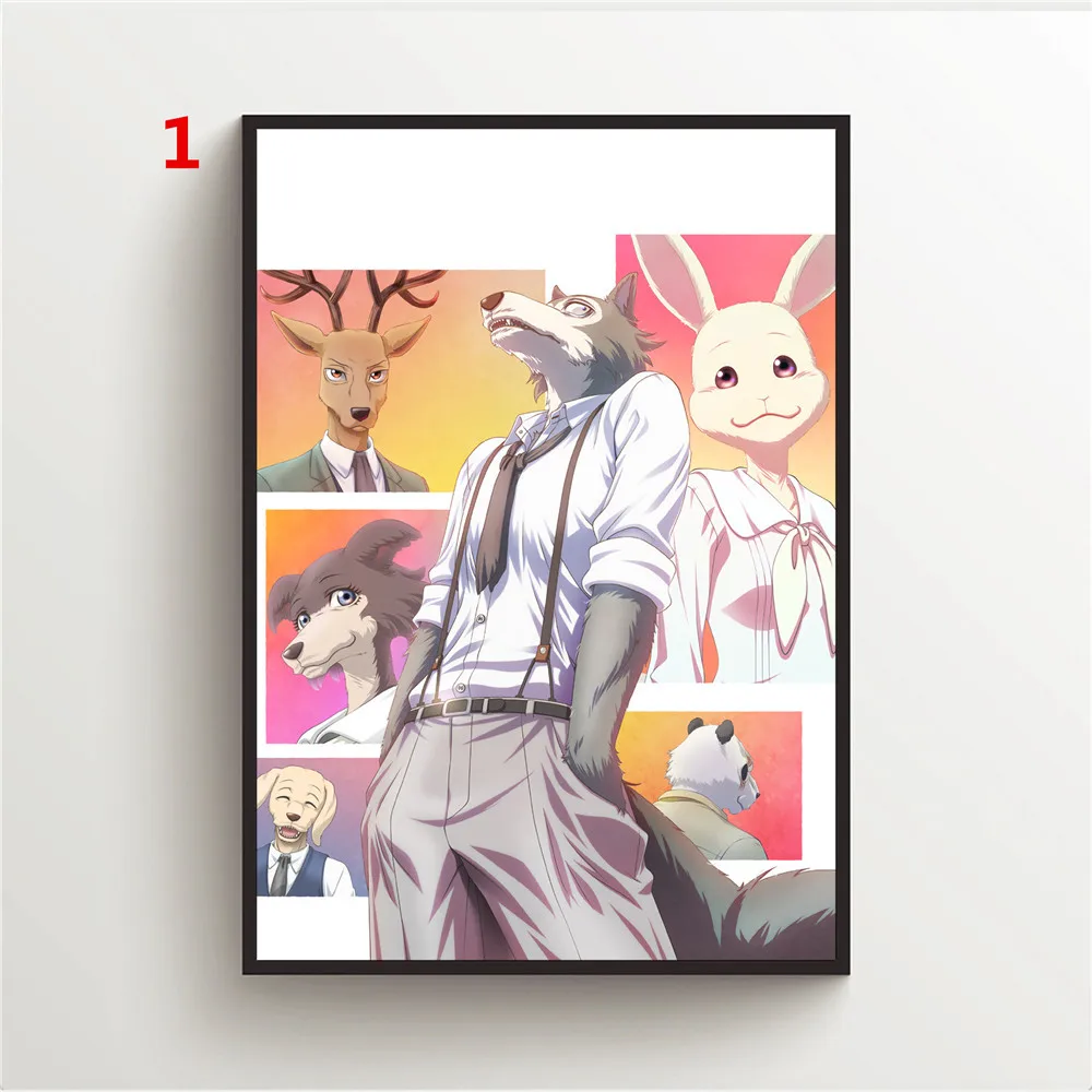 Beastars Legoshi Regoshi Louis Haru Canvas Painting Anime Posters Room Decor Wall Decor Wall Posters Wall Art Picture Home Decor