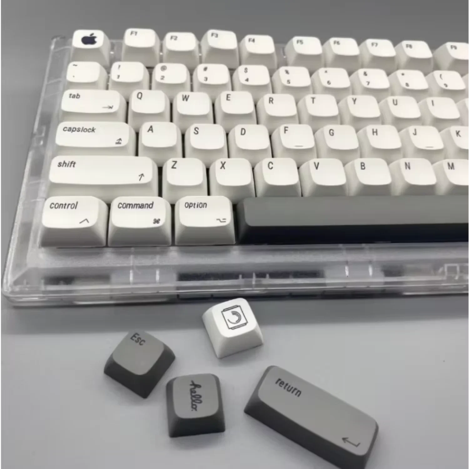 

Колпачки для клавиш Apple Wind MAC PBT XDA высотой, английский, японский, корейский, 127 клавиш для механических игровых клавиатур, колпачки для клавиш под заказ