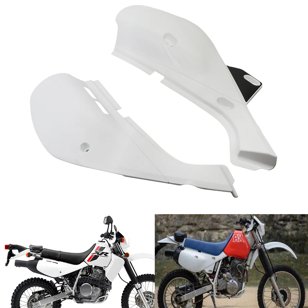

Motorcycle Ross White Left And Right Side Cover Panels Set For Honda XR650 L 1993-2021 2020 2019