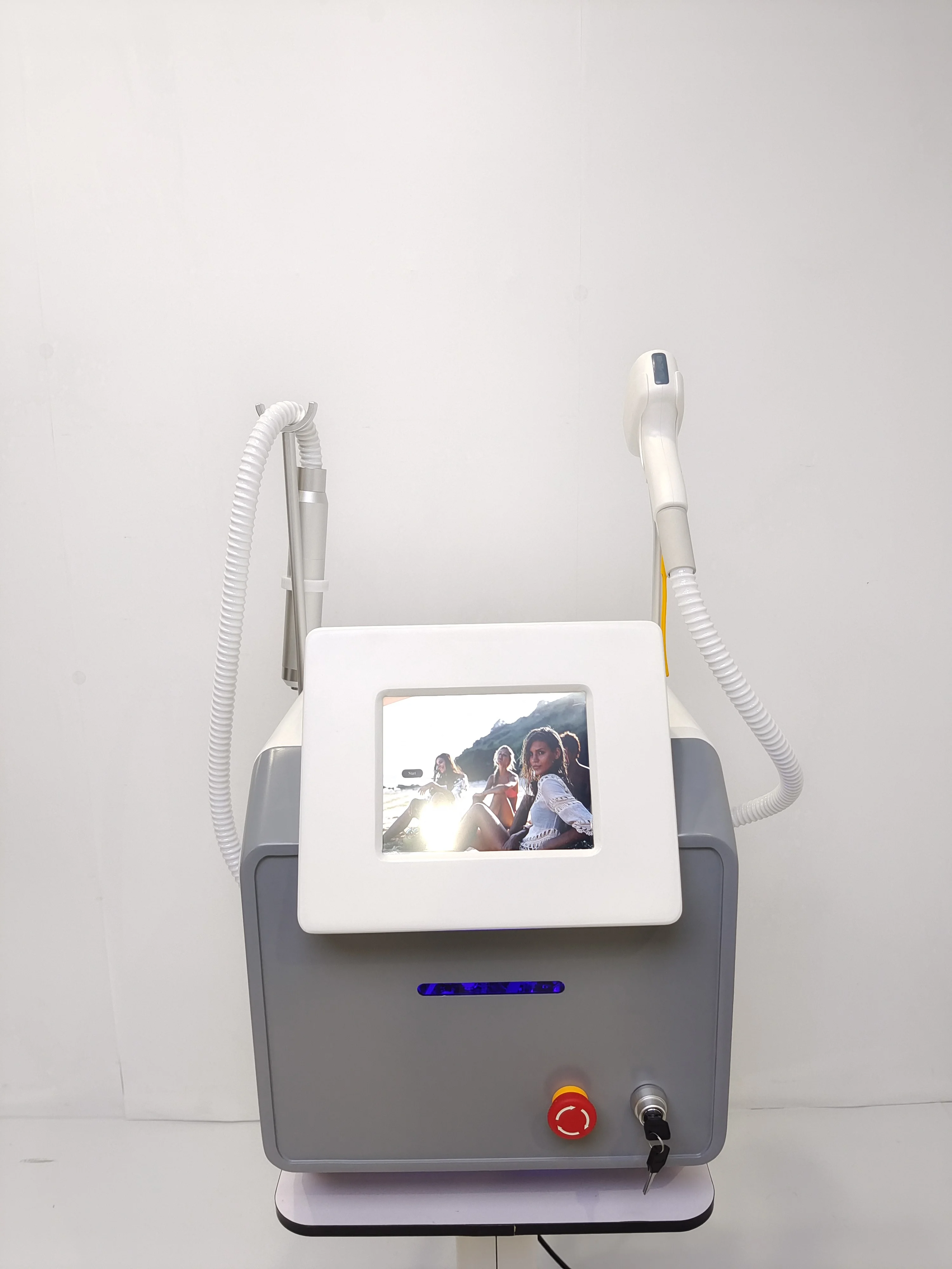 إزالة الشعر بالليزر ديود OPT IPL ثلاثة في واحد، إزالة الوشم بالليزر المحمول، معدات التجميل الاحترافية لإزالة الشعر بالليزر