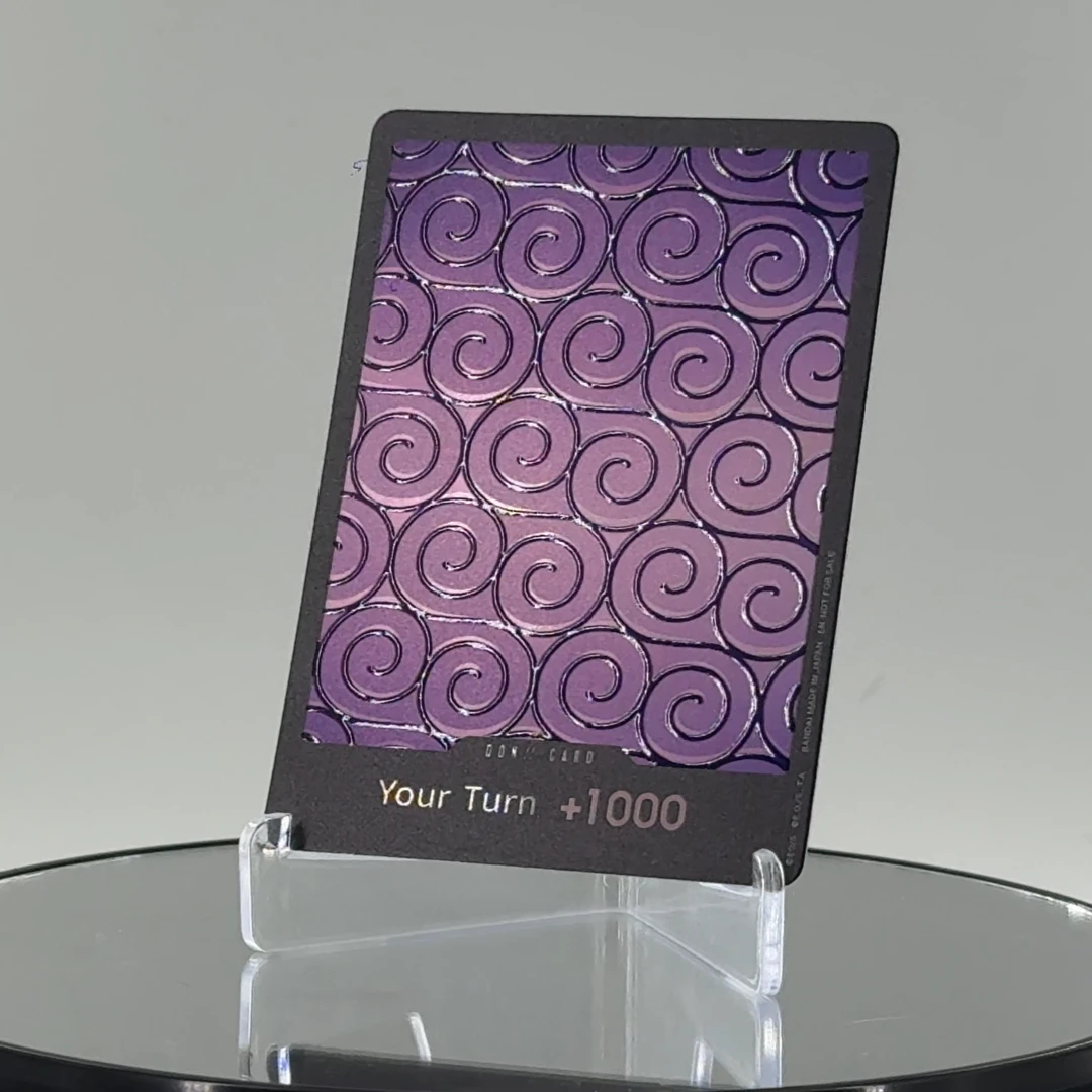 قطعة واحدة من بطاقة دون الإنجليزية TCG OPCG Nika Devil Fruit Luffy Deck Don Card Hito-Hito no Mi بطاقة دون الفنية الكاملة بطاقة رقائق معدنية