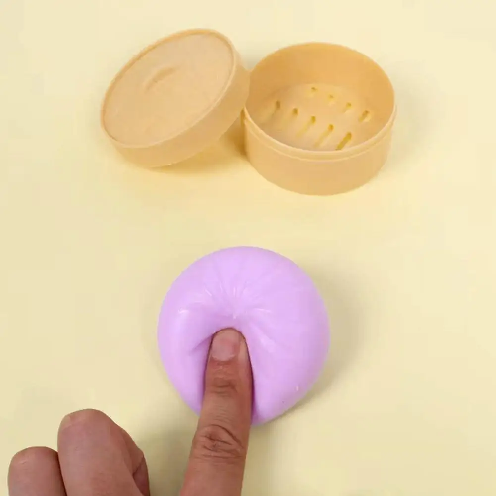 1/4PCS Imitation Stuffed Bun Cha Siu Bao Slow Rebound Vent Toy Novelty Toy Fidget Toy Feel Good Squishy Stress Relief Gift