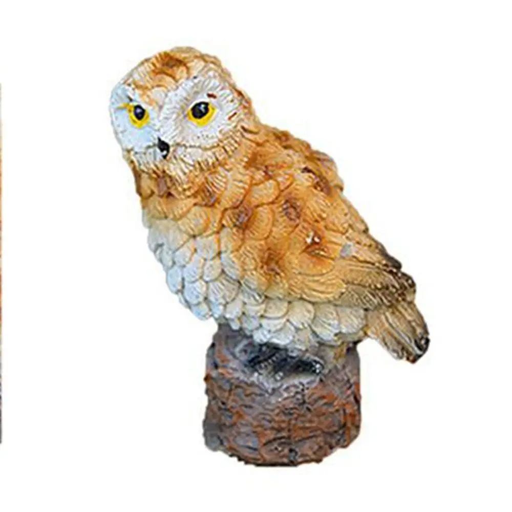 

Multipurpose Owl Owl Figurine Resin Simulation Resin Crafts Weatherproof Car Ornaments Outdoor Courtyard