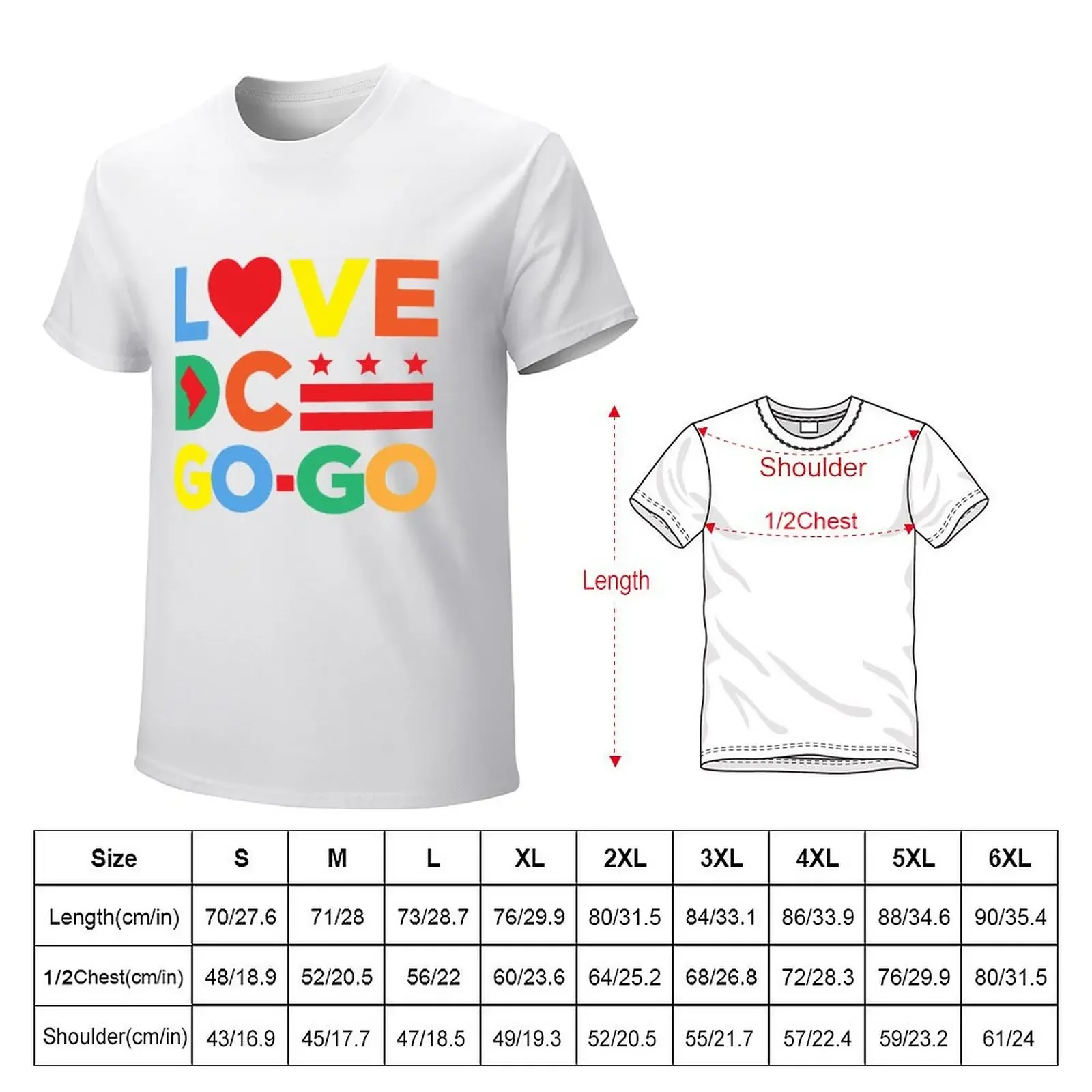 Love  GoGo T-Shirt plain korean fashion quick drying men t shirts