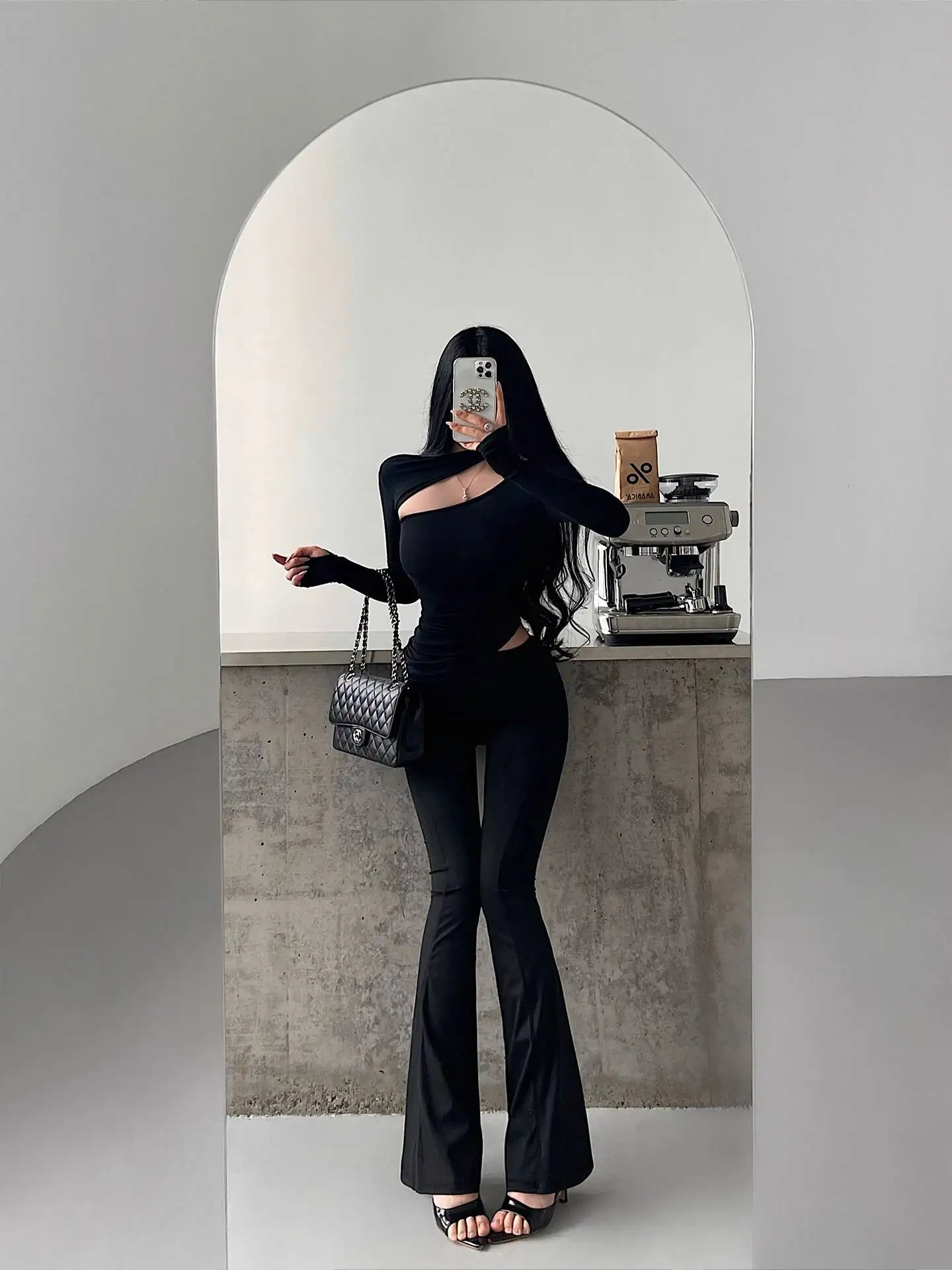 Koreaanse Hoge Taille Afslanken Uitlopende Broek Met Fleece Verdikte Lange Broek Voor Lange Benen Casual Broek Slanke Sexy Vrouwen Broek HH24