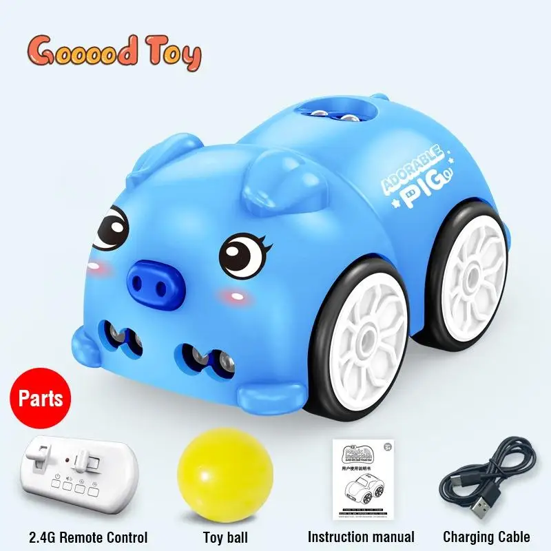 2024 New Cartoon RC Car Toys for Girl Boy Kids Magic Hand Controlled Induction Wireless Gesture Sensing Following Track Toy Gift