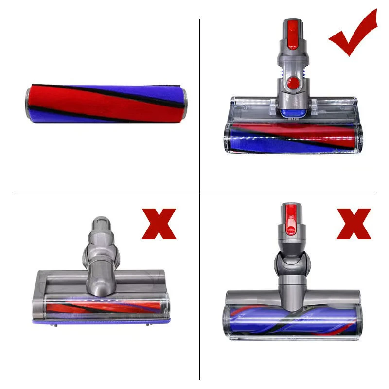 For Dyson V7 V6 V8 V10 V11 Vacuum Cleaner replacement Soft Roller Brush accessories