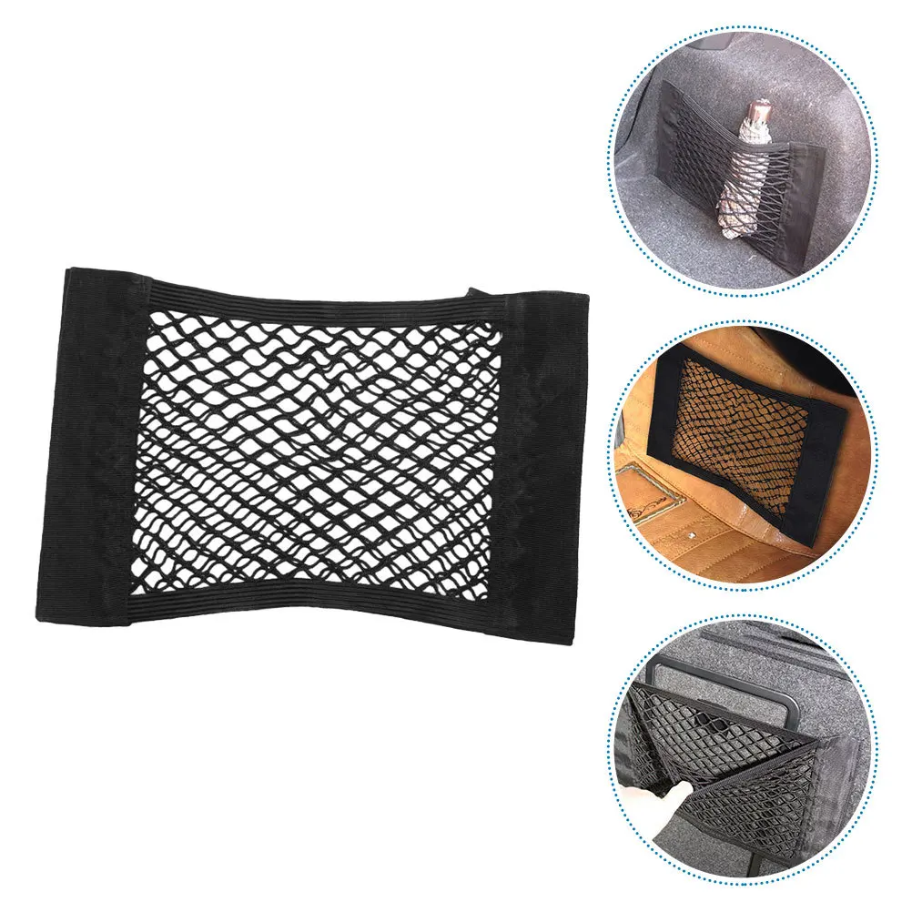 

2Pcs Double Layer Trunk Storage Net Universal Fit for Car Camping Accessories and Road Safety Small Trunk Organizer for Car