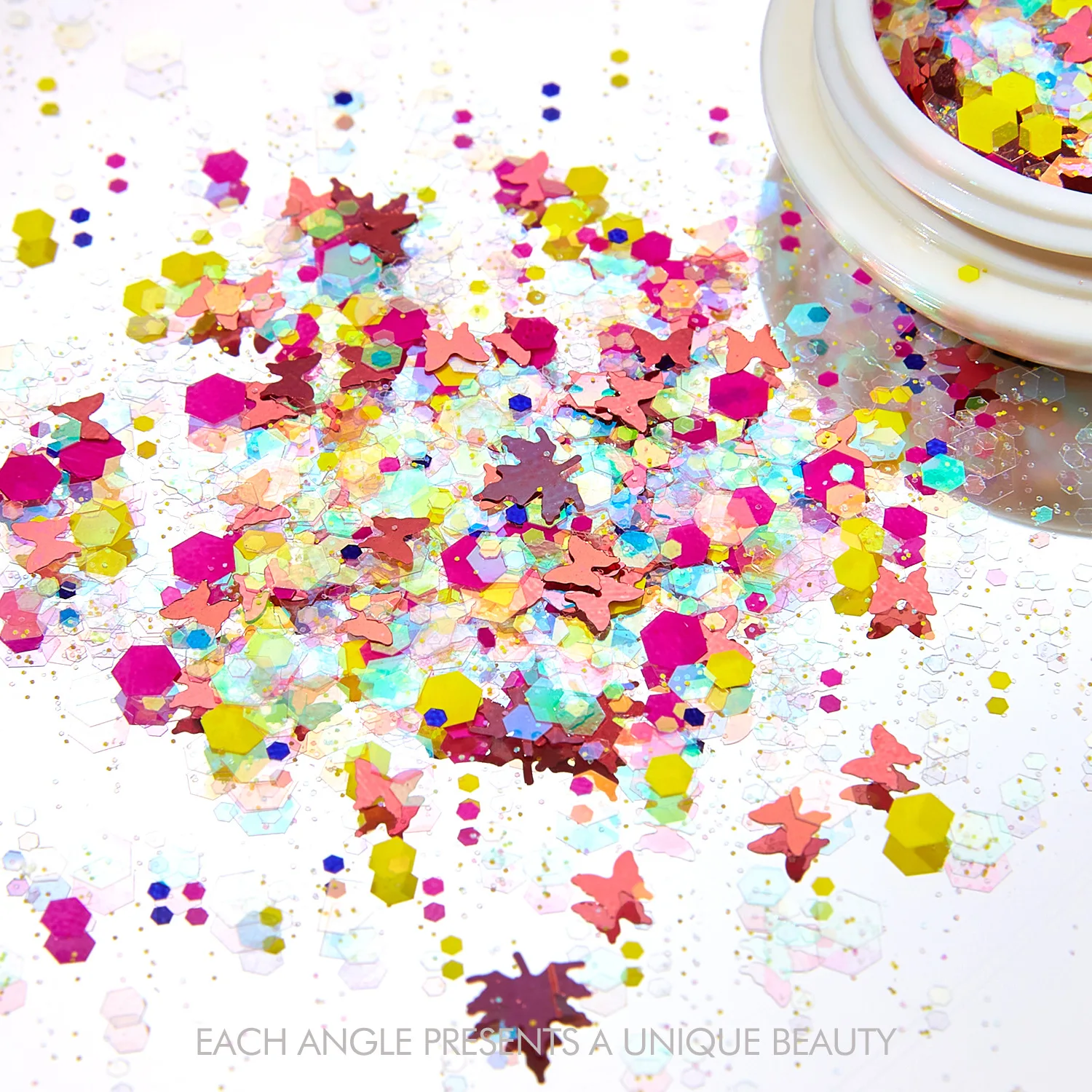 Glitter sequins Nail art jewelry Pentagram butterfly maple leaf mixed DIY jewelry, Epoxy flow hemp decoration wholesale