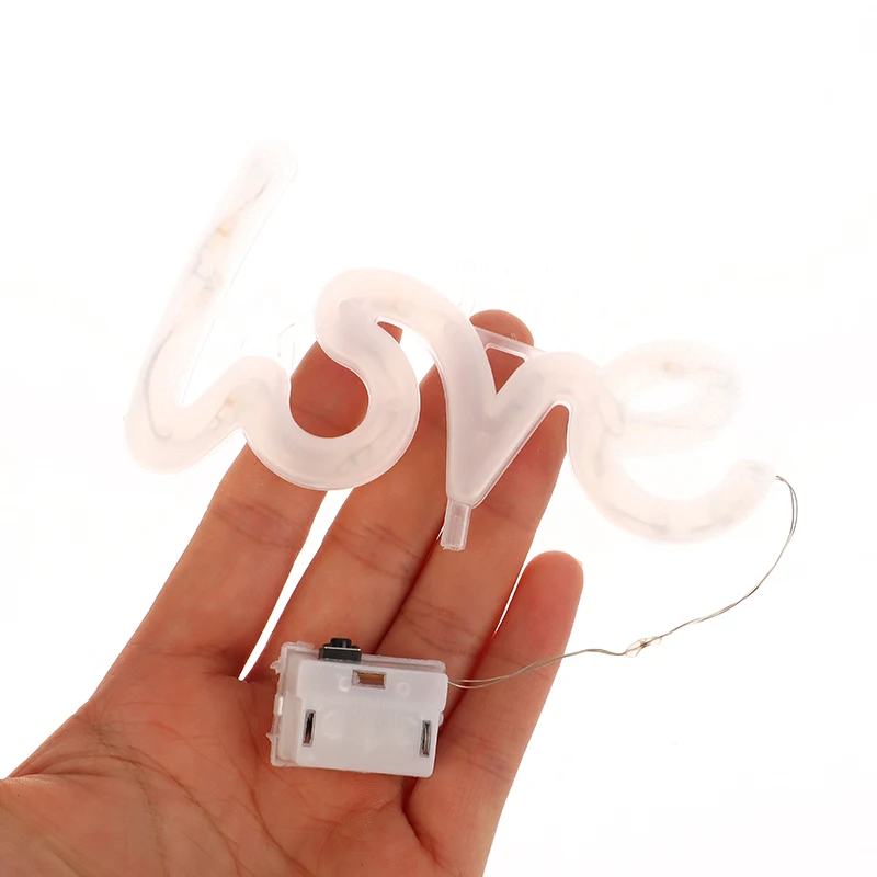 1PC LOVE Romantic Night Light Valentine's Day Proposal And Confession LED String Lights Battery Lights Wedding Decoration Light