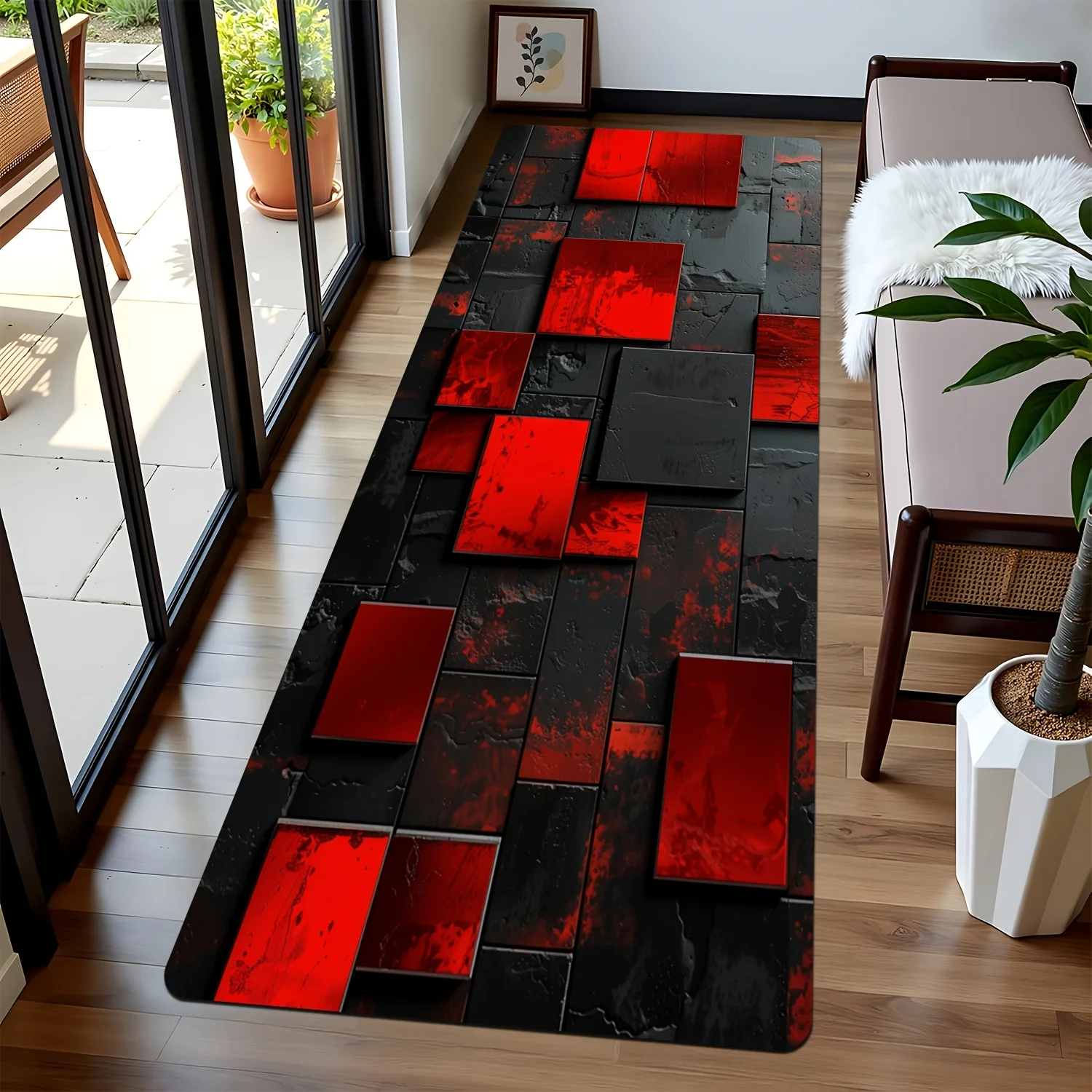 Kalın Kırmızı ve Siyah 3D Karo - Commercial Kitchen Tiles incelemesi ve fiyatı