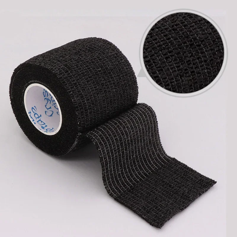 1/6/12 pcs  winding black elastic bandage elastic self-adhesive bandage pressure fixed sports knee protection sports bandage