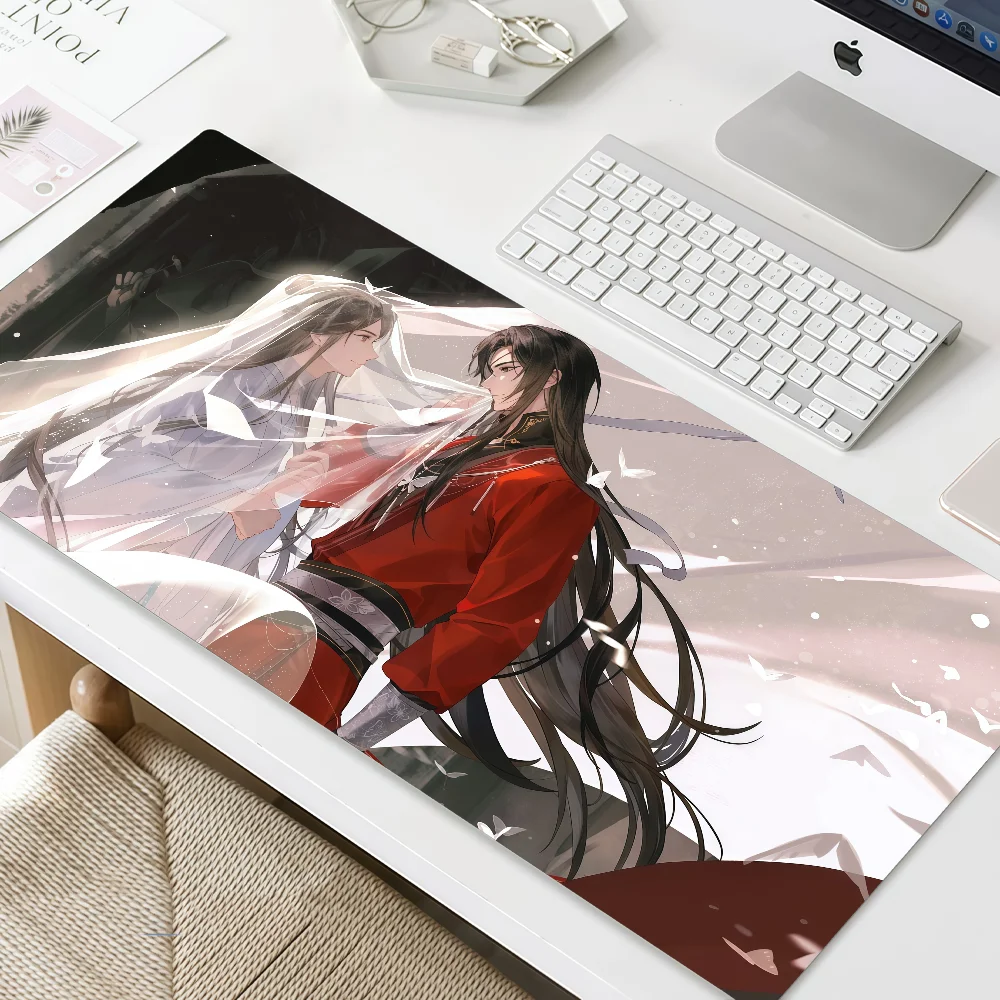 H-Heaven Mouse Xianxia Pad MousePad Non-slip Lockedge Online Office Student Gaming Thickened Blessing Large Writing Pad Cushion
