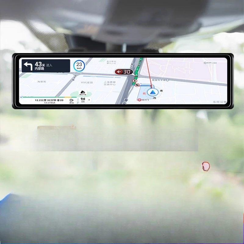 12-Inch large-screen AR real-life navigation streaming