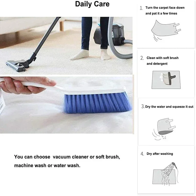 Carh السجاد لغرفة المعيشة غرفة نوم البساط المطبخ الجدول باب الاطفال Unslip الحصير هدية عيد ميلاد التصوير الدعائم Alfombra البساط #4